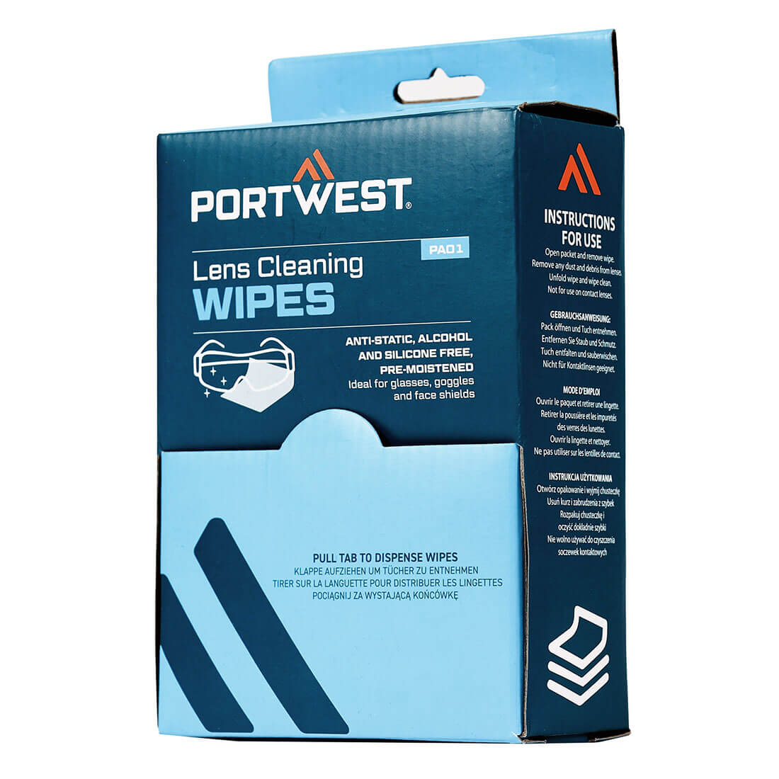 Portwest Lens Cleaning Wipes PA01