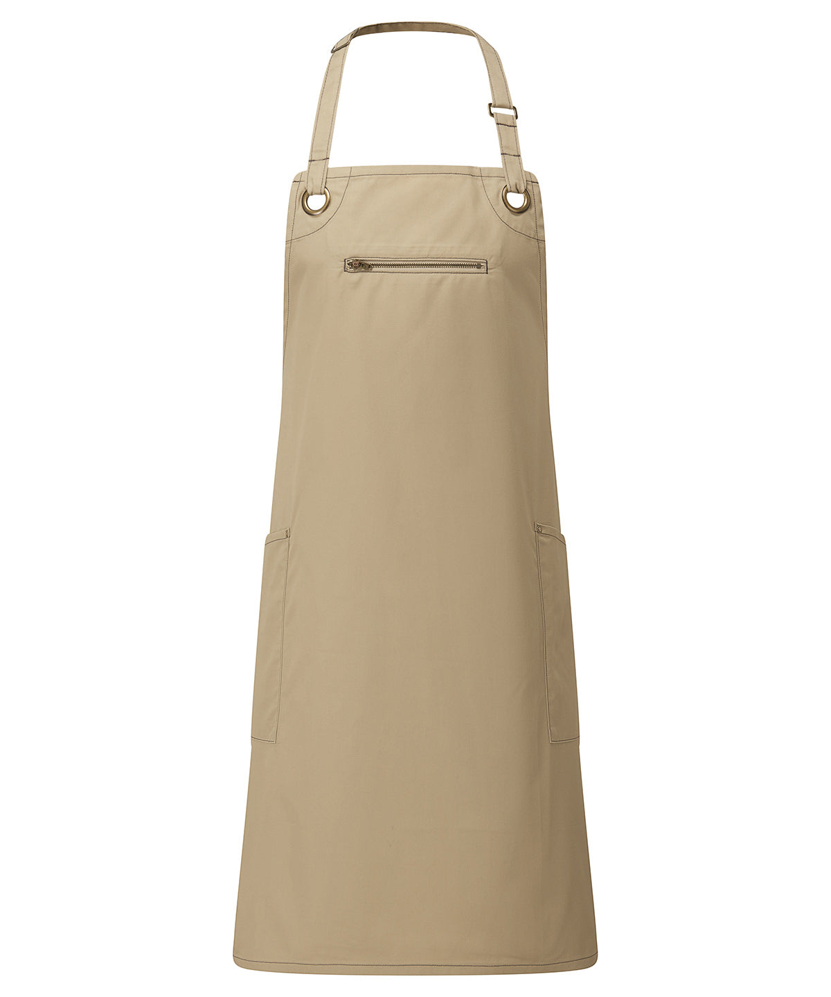 Premier ‘Barley’ Contrast Stitch Bib Apron PR121