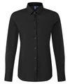 Premier Women’s long sleeve ‘Recyclight’ poplin shirt PR303