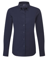 Premier Women’s ‘Supreme’ Oxford long sleeve shirt PR384