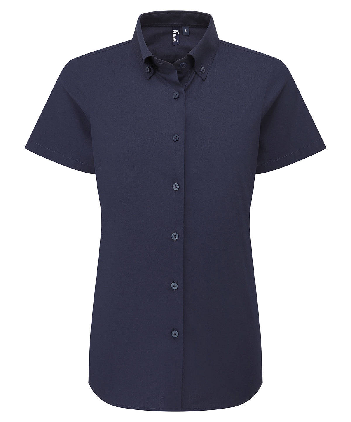 Premier Women’s ‘Supreme’ Oxford short sleeve shirt PR386