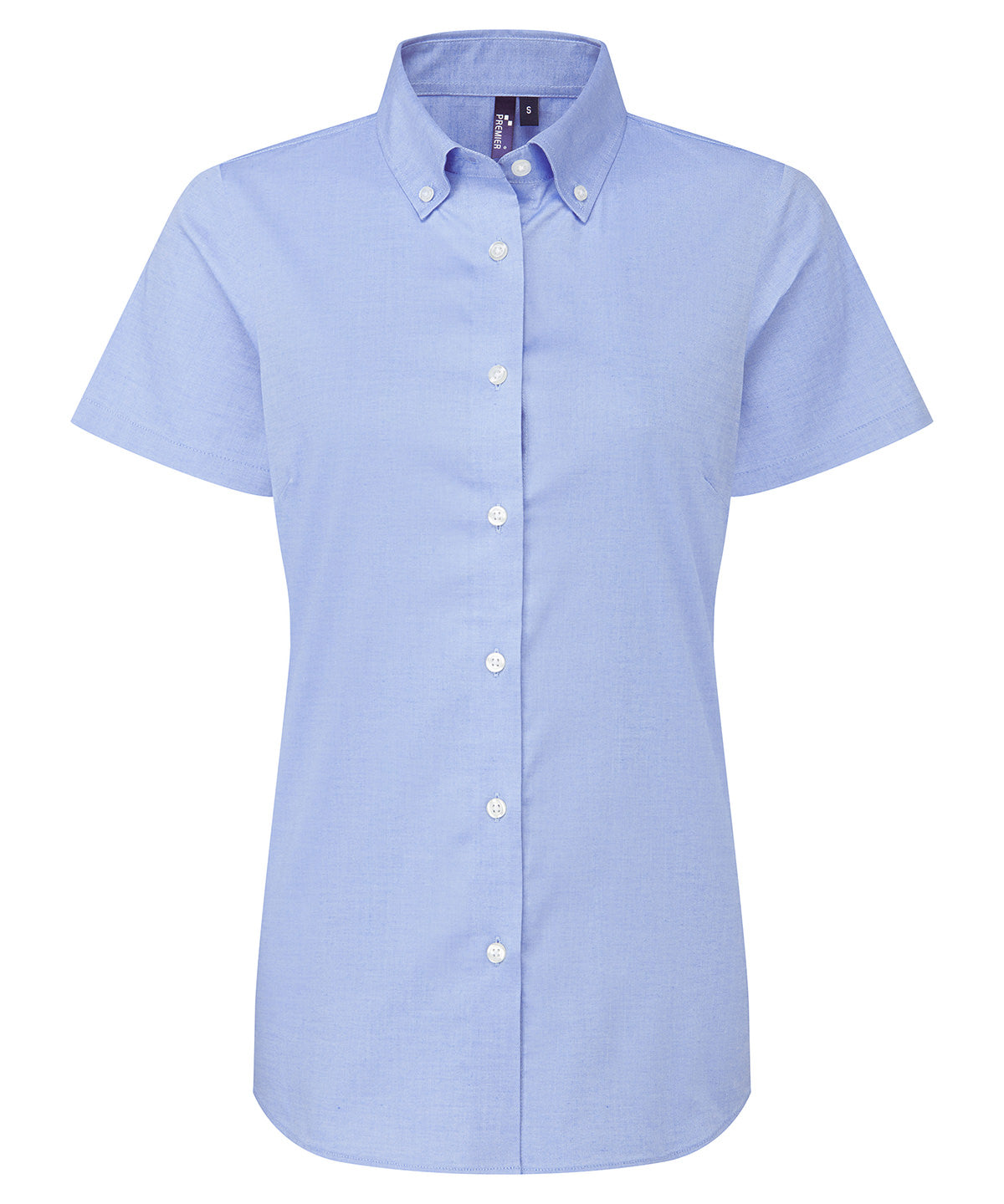 Premier Women’s ‘Supreme’ Oxford short sleeve shirt PR386