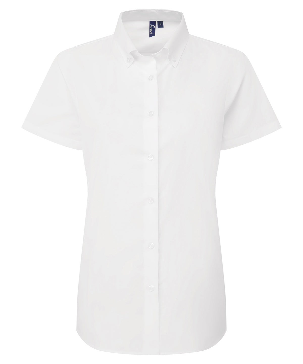 Premier Women’s ‘Supreme’ Oxford short sleeve shirt PR386