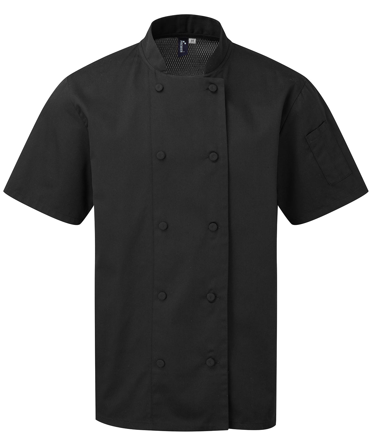 Premier Chefs Coolchecker® short sleeve jacket PR902