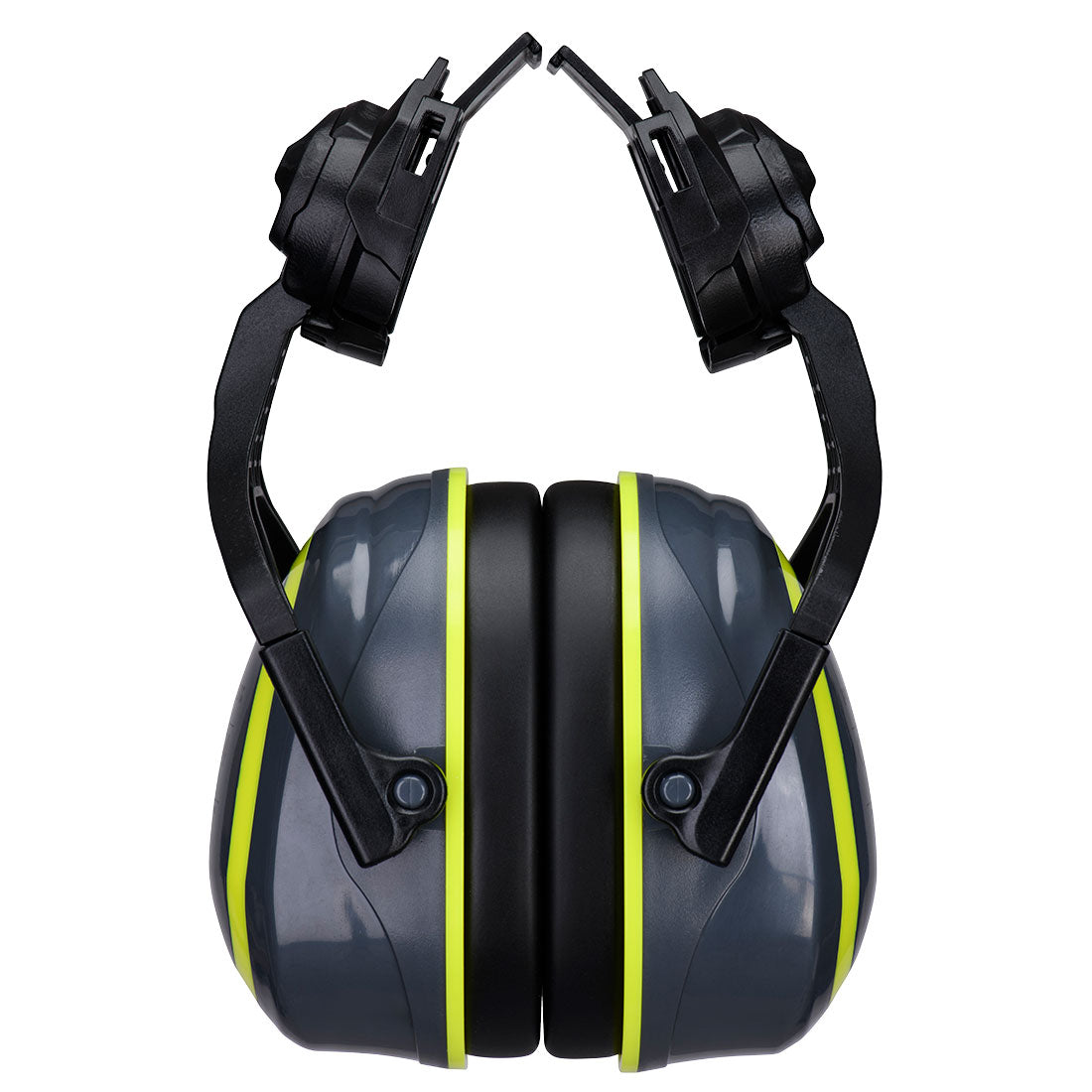 Portwest HV Extreme Ear Defenders Medium Clip-On Metal Free PW04