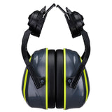 Portwest HV Extreme Ear Defenders Medium Clip-On Metal Free PW04