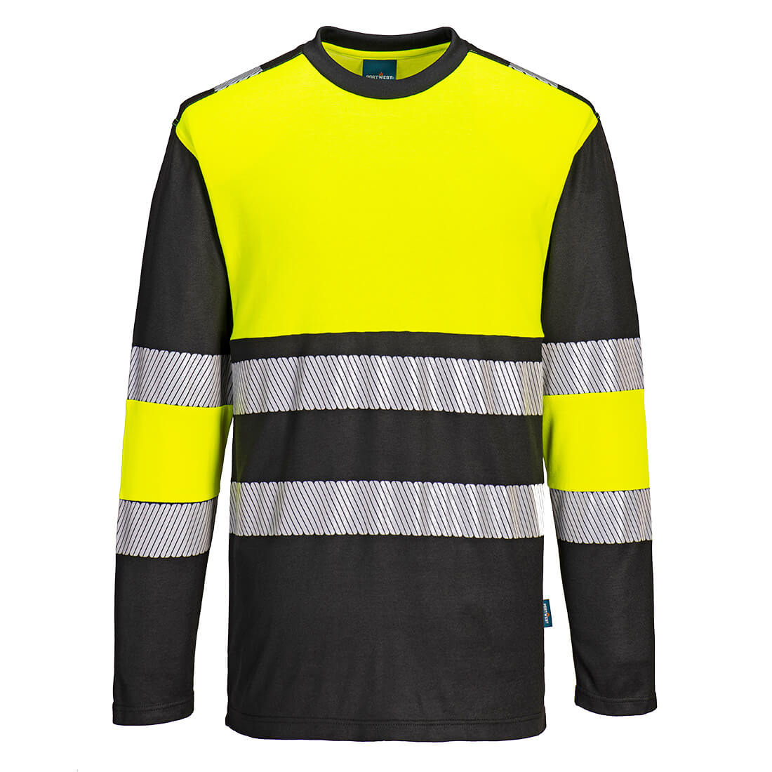 Portwest PW3 Hi-Vis Class 1 Long Sleeve T-Shirt PW312
