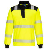 Portwest PW3 Hi-Vis 1/4 Zip Sweatshirt PW326