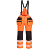Portwest PW3 Hi-Vis Rain Bib and Brace PW356