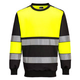 Portwest PW3 Hi-Vis Class 1 Sweatshirt PW376