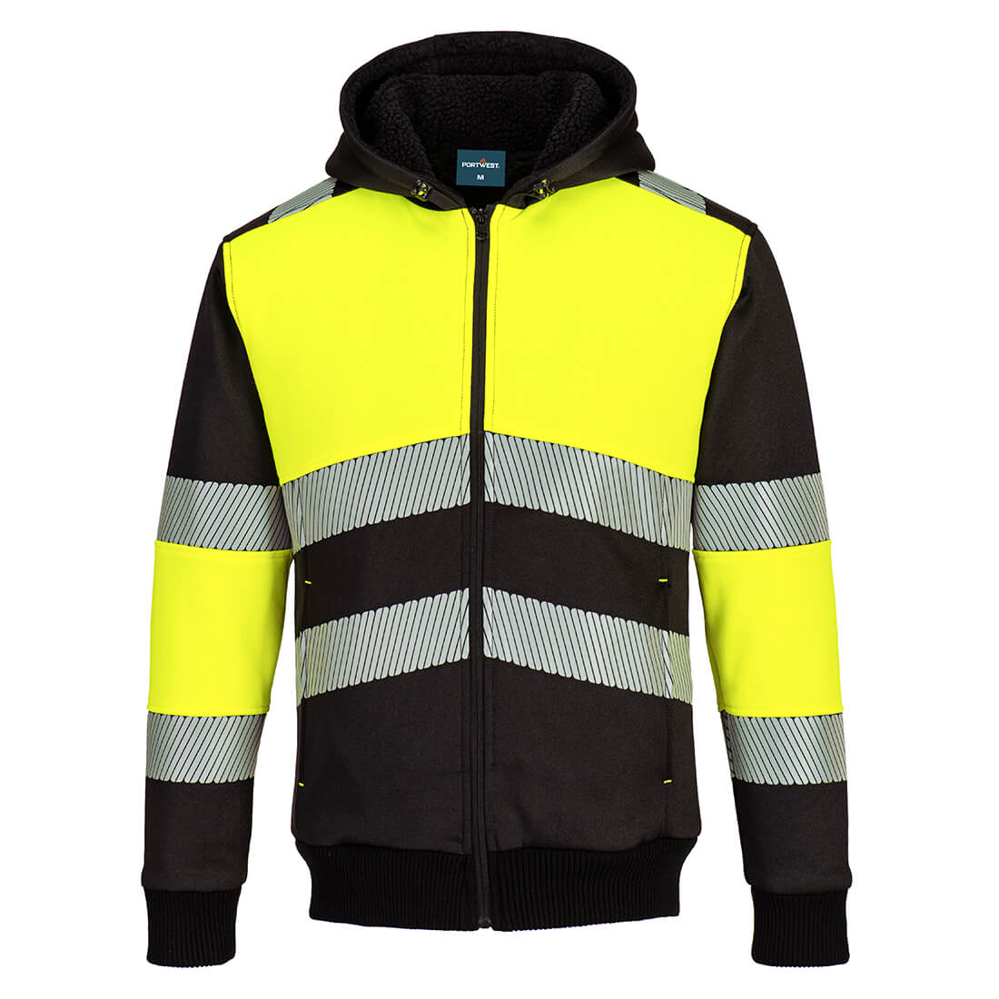 Portwest PW3 Zipped Class 1 Winter Hoodie PW377