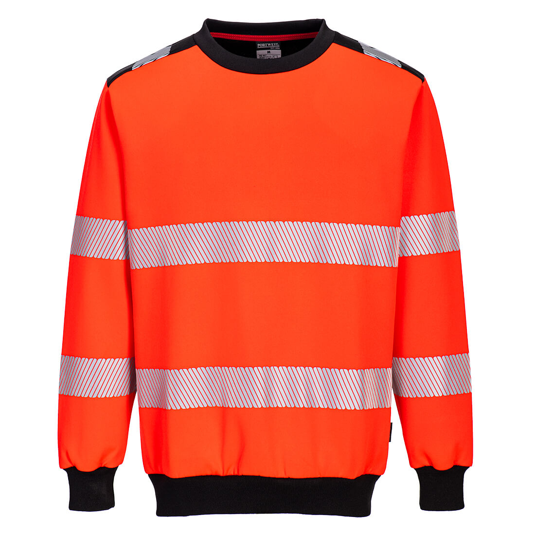 Portwest PW3 Hi-Vis Crew Neck Sweatshirt PW379