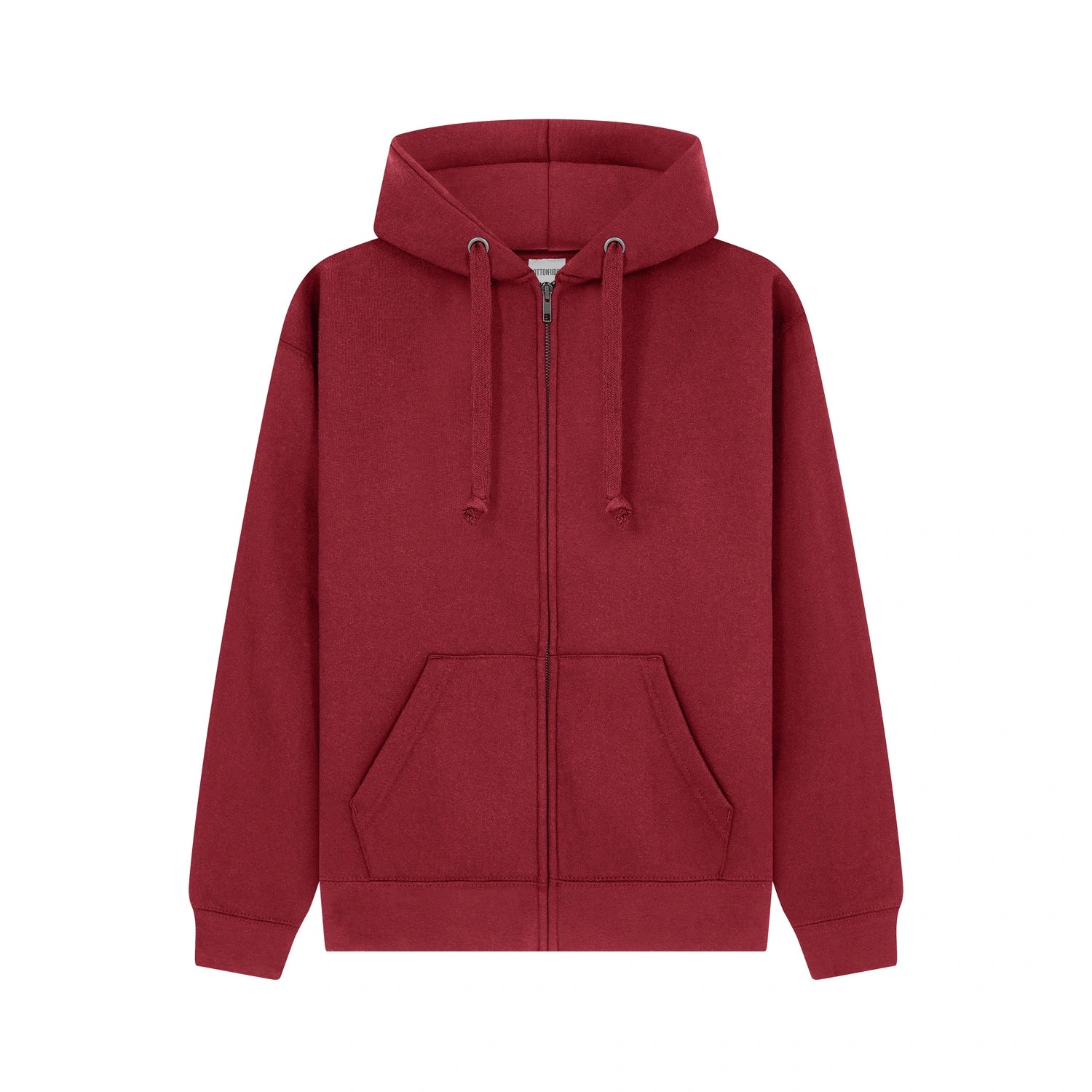 Cotton Ridge - Cassini Premium Zip Hoodie - Pepper Red