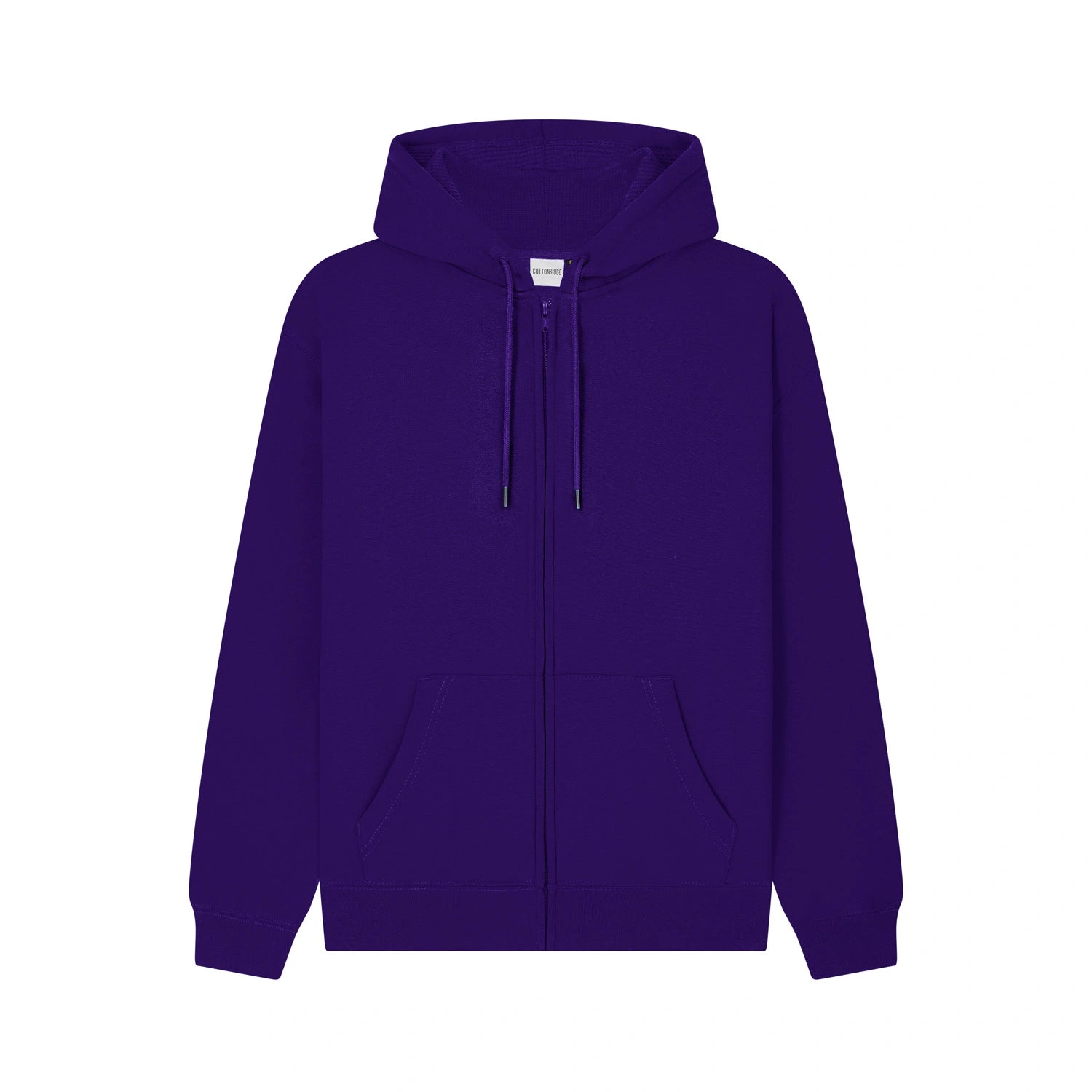 Cotton Ridge - Nebula Soft Touch Zip Hoodie - Purple