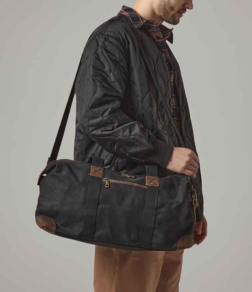 Quadra Heritage Waxed Canvas Holdall QD650