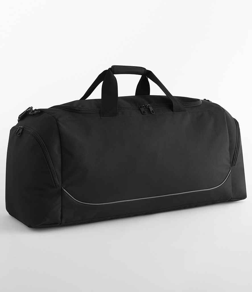 Quadra Teamwear Jumbo Kit Bag QS88 Black Grey