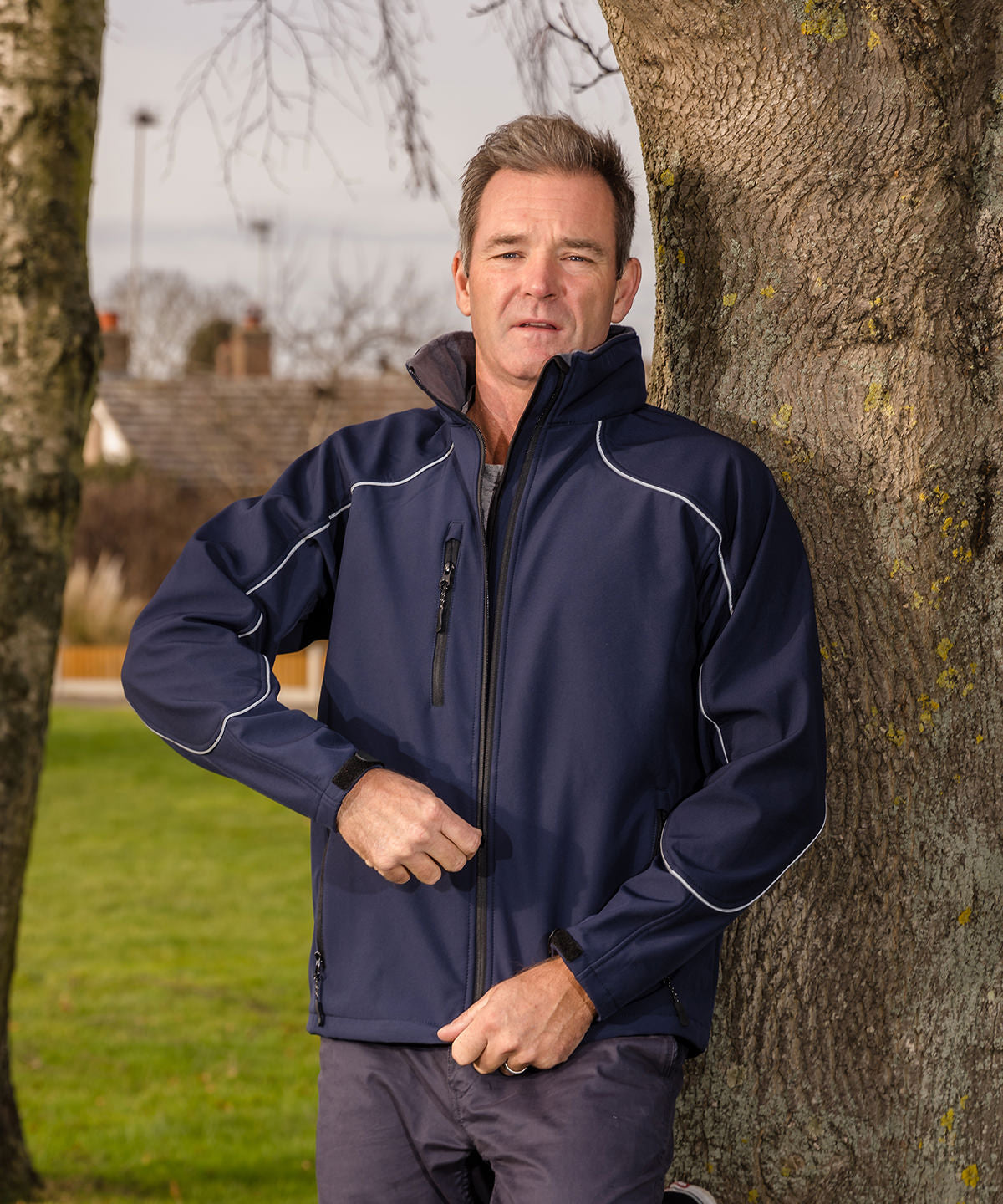 Result Hooded softshell jacket R118A - Black