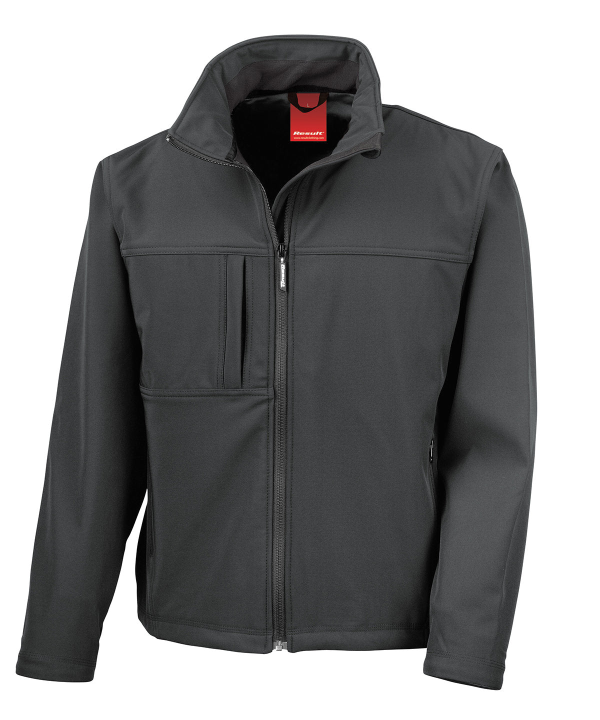 Result Classic softshell jacket R121A - Azure