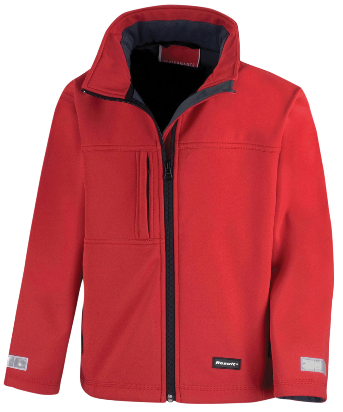 Result Junior classic softshell 3-layer jacket R121J - Black
