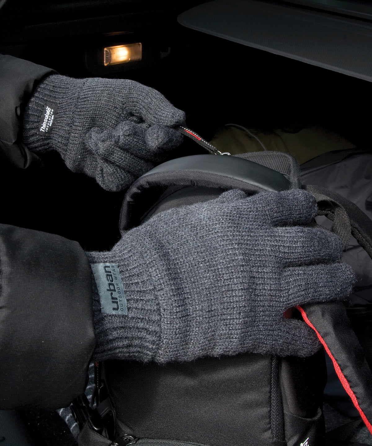 Result Classic fully-lined Thinsulate gloves R147X - Black