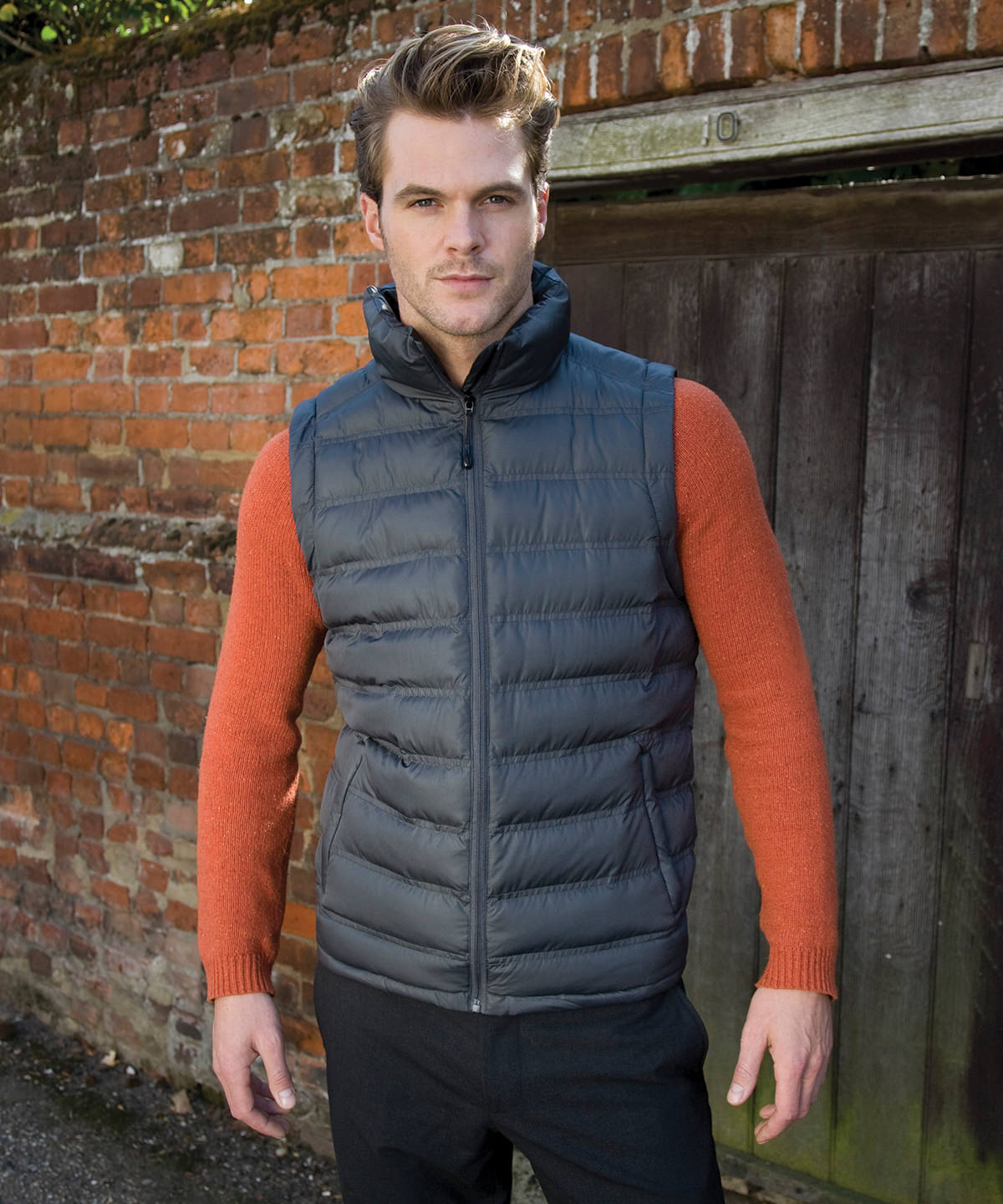 Result Ice bird padded gilet R193M - Black