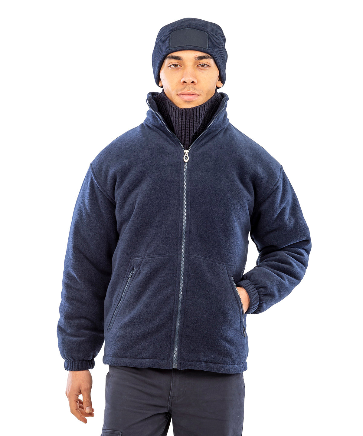 Result Core padded winter fleece R219X - Black
