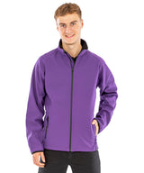 Result Core printable softshell jacket R231M - Black/Black