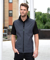 Result Printable softshell bodywarmer R232M - Black/Black