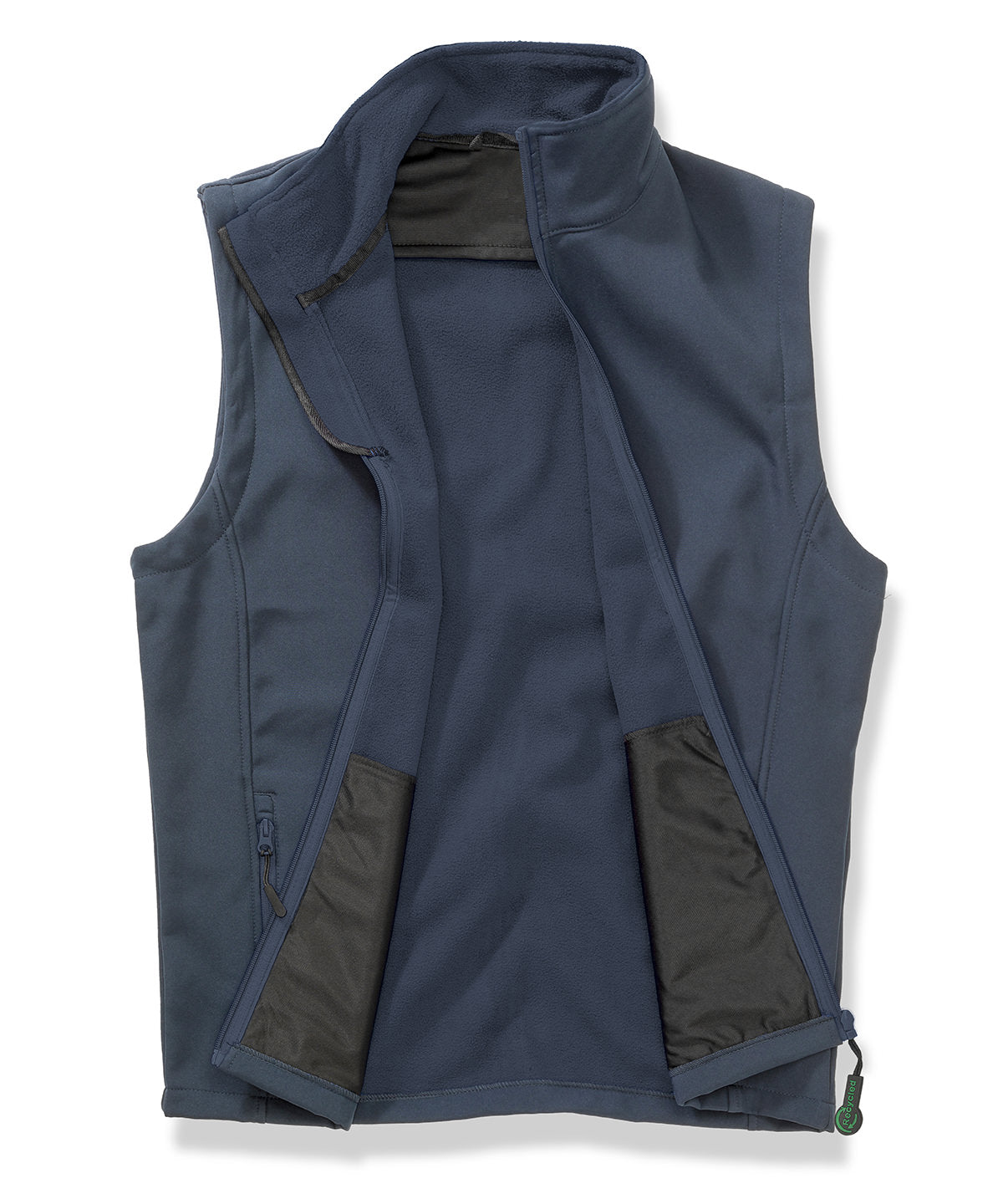 Result Printable softshell bodywarmer R232M - front view
