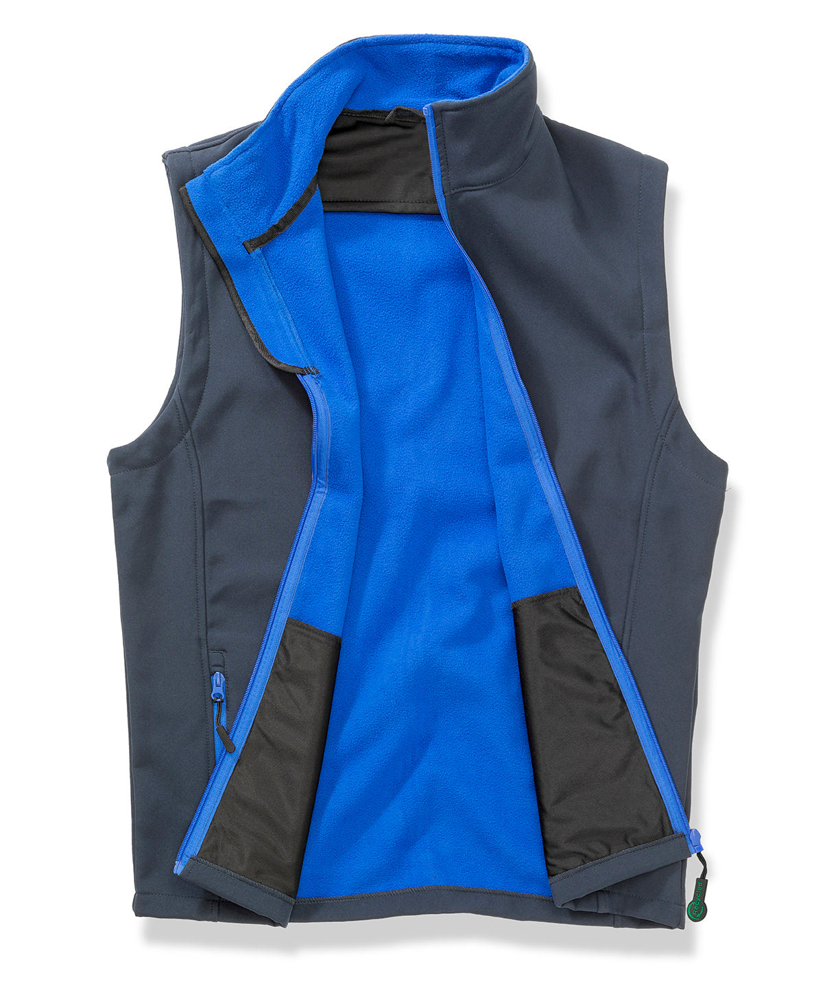 Result Printable softshell bodywarmer R232M - front view
