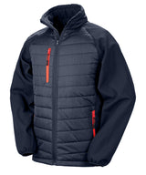 Result Compass padded softshell jacket R237X - front view