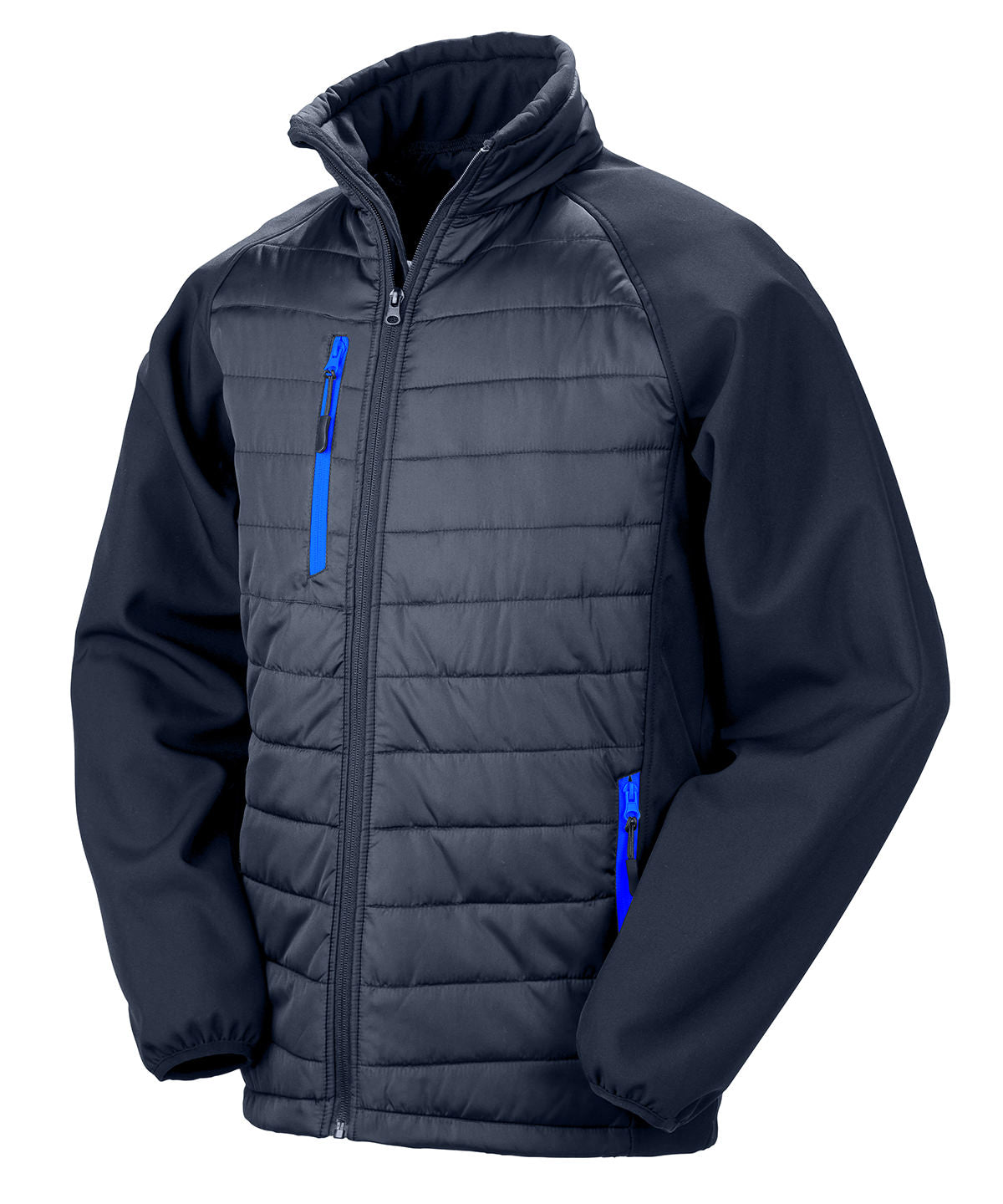 Result Compass padded softshell jacket R237X - front view