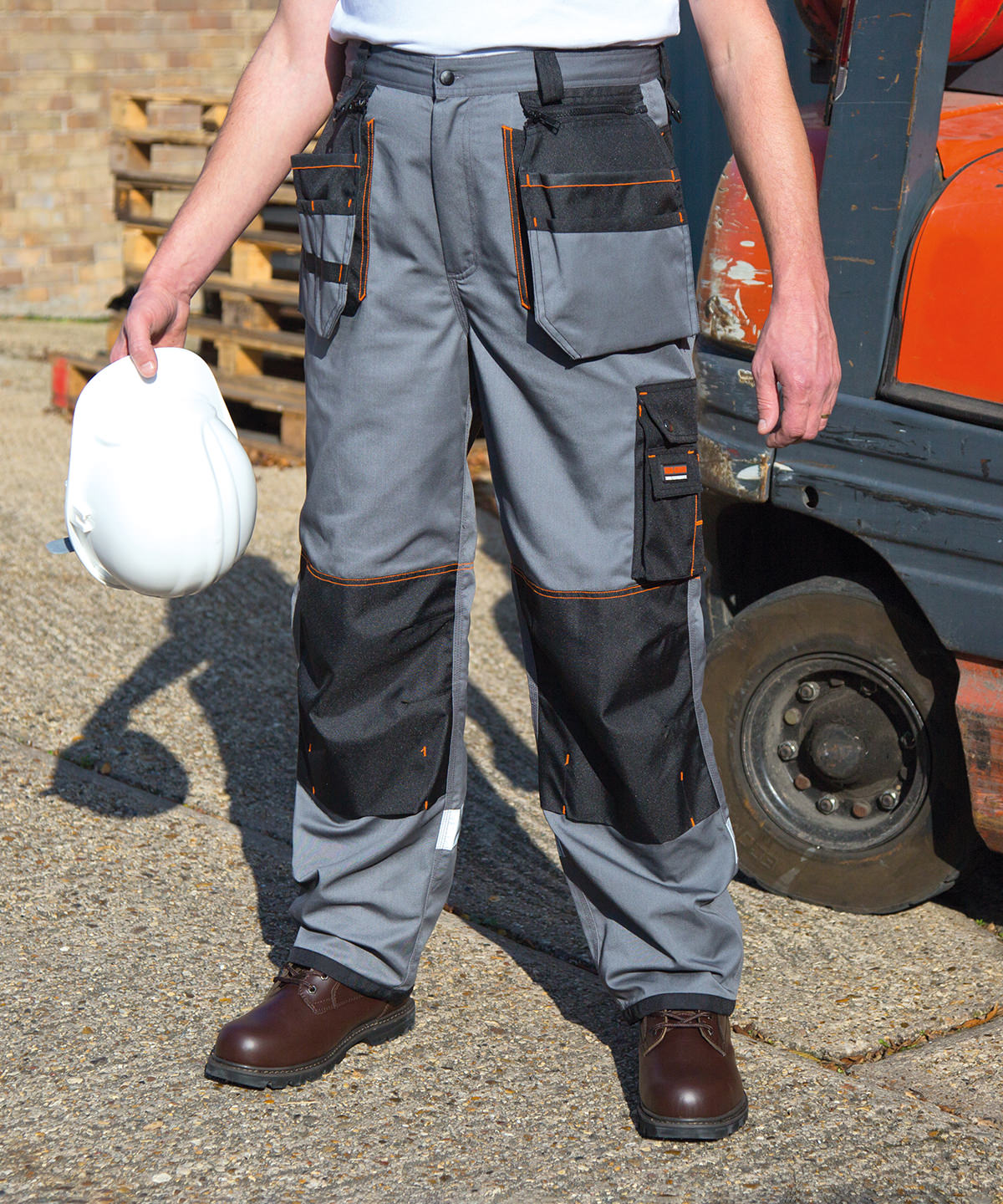 Result Work-Guard x-over holster trousers R324X - Grey/Black