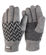 Result Pattern Thinsulate glove R365X - Grey/Black
