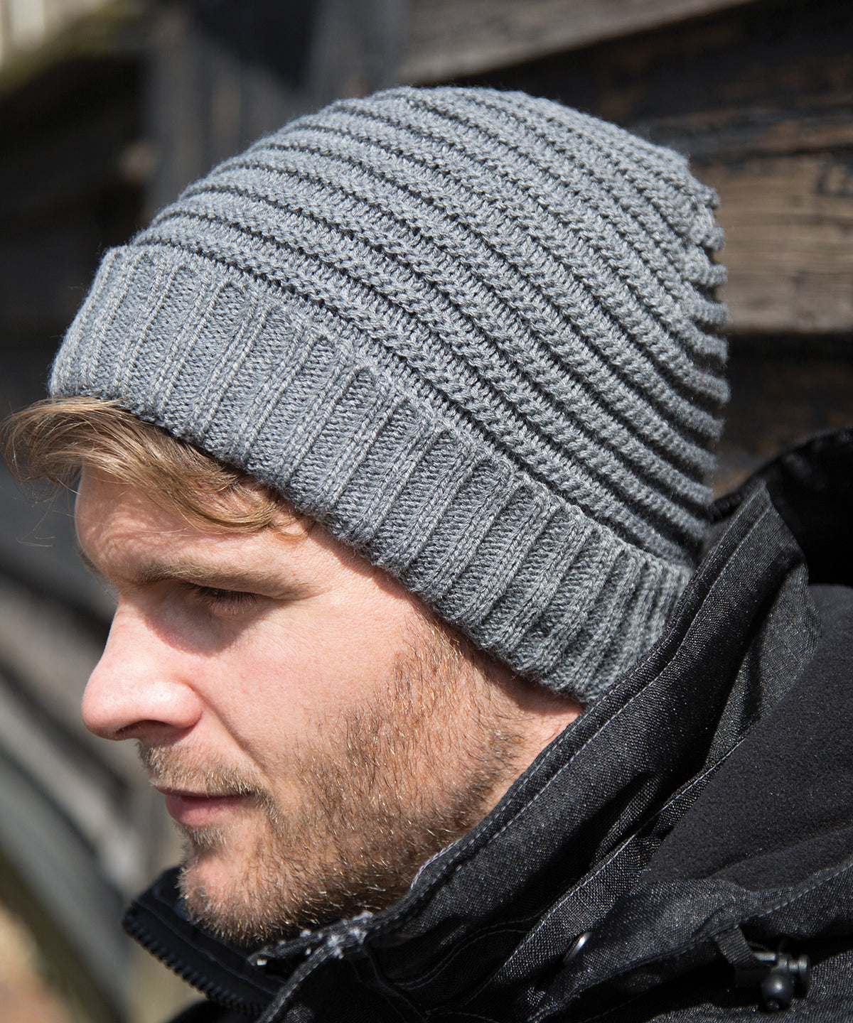 Result Braided hat R376X - Cool Grey