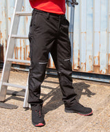 Result Slim softshell work trouser R473X - Black