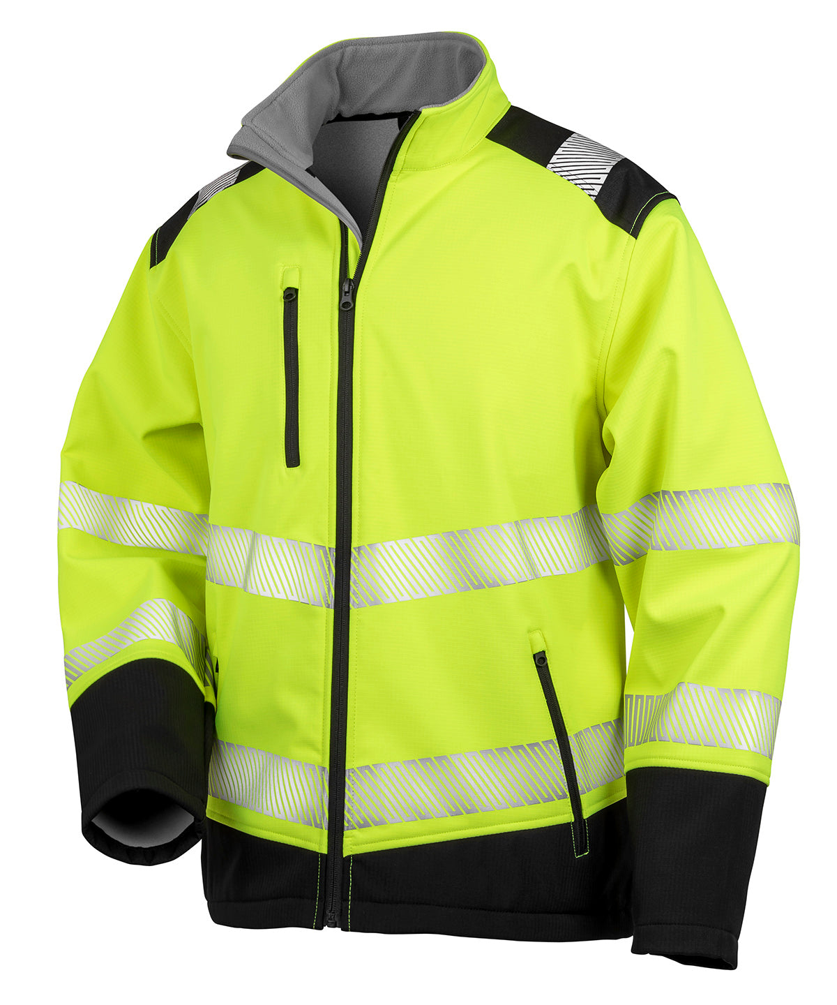 Result Printable ripstop safety softshell R476X - front view