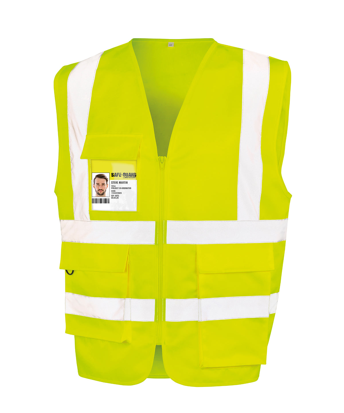 Result Heavy duty polycotton security vest R477X - front view