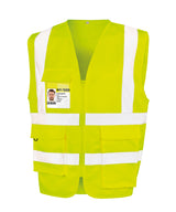 Result Heavy duty polycotton security vest R477X - front view