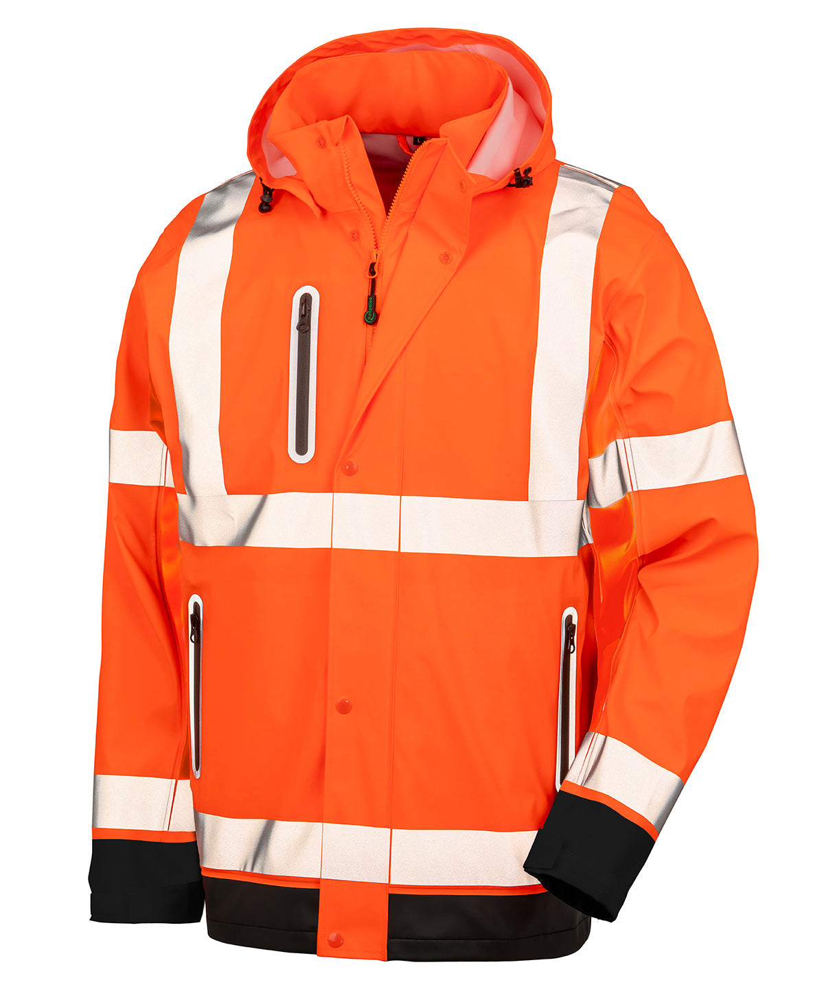 Result Heavy-duty prism PU safe and dry jacket with recycled backing R507X - front view