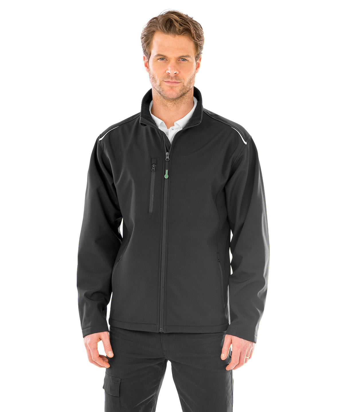 Result Recycled 3-layer printable softshell jacket R900X - Black