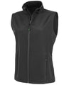 Result Women's recycled 2-layer printable softshell bodywarmer R902F - front view