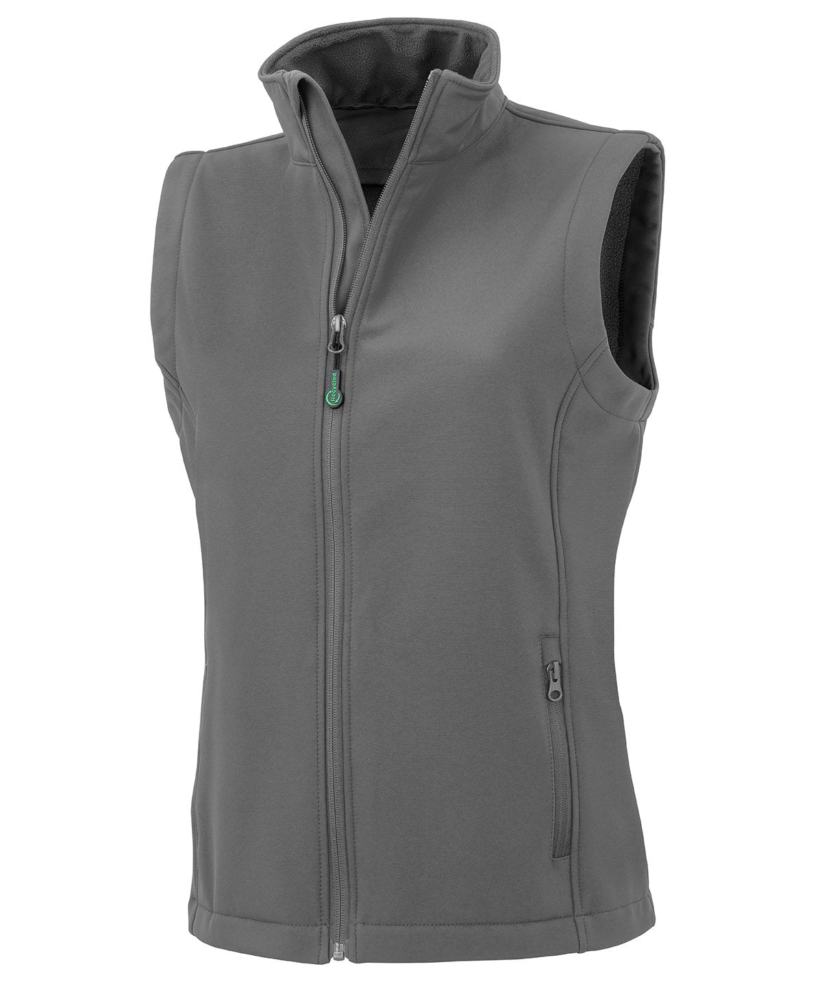 Result Women's recycled 2-layer printable softshell bodywarmer R902F - front view