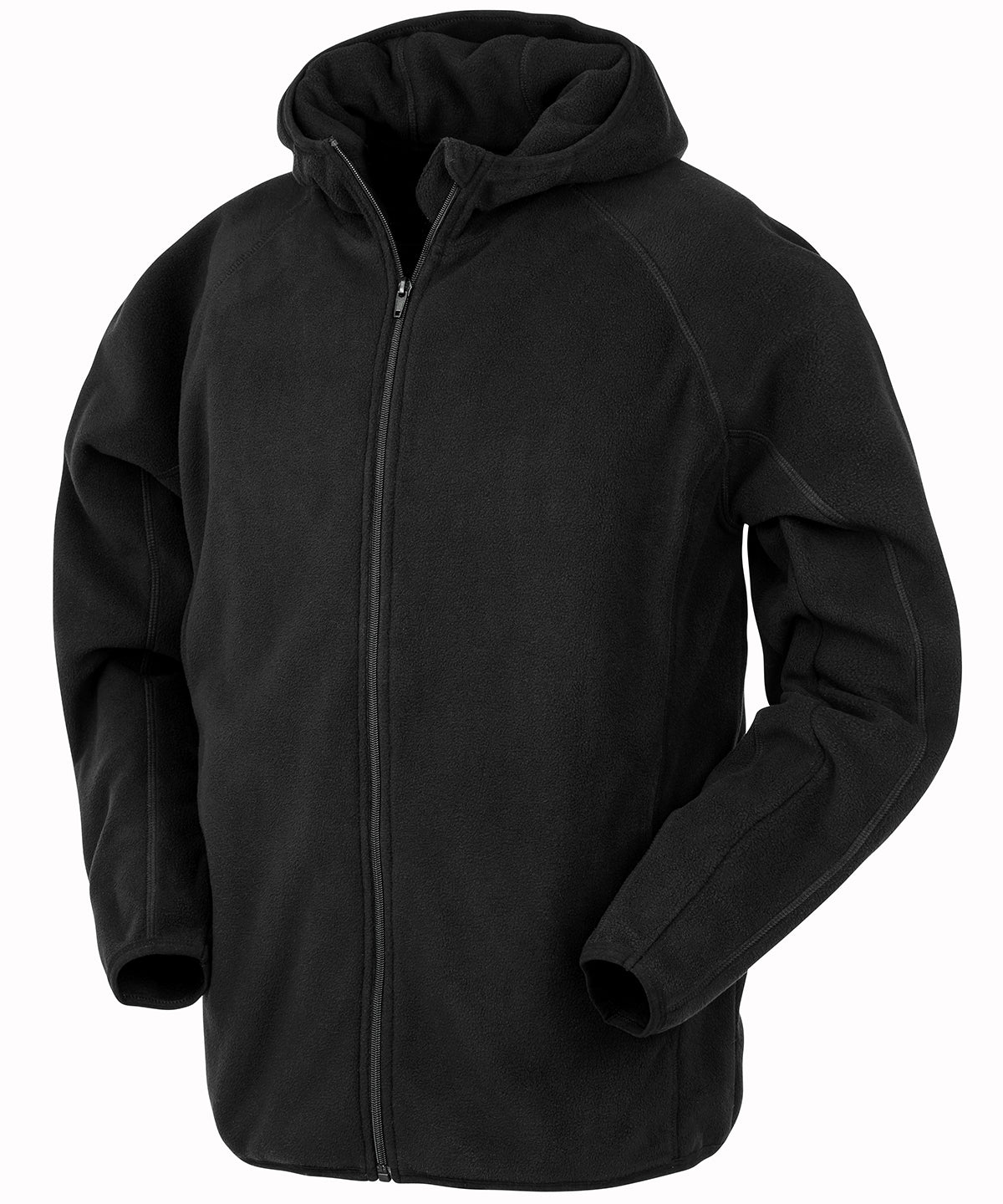 Result Recycled hooded microfleece jacket R906X - front view