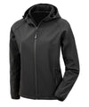 Result Women’s recycled 3-layer printable hooded softshell R911F - front view