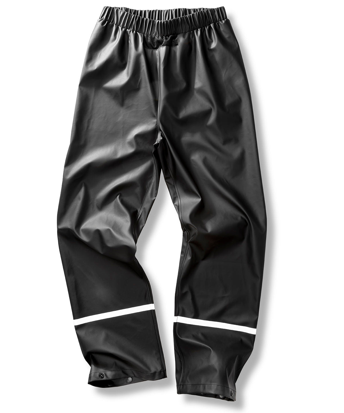 Result Prism PU waterproof trousers with reflective bands and recycled backing R916X - front view