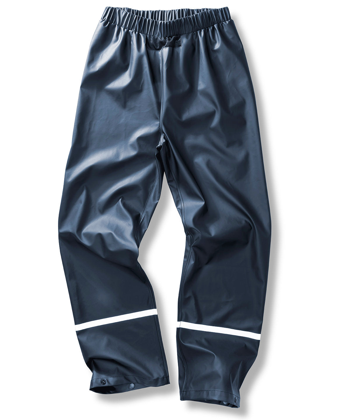 Result Prism PU waterproof trousers with reflective bands and recycled backing R916X - front view