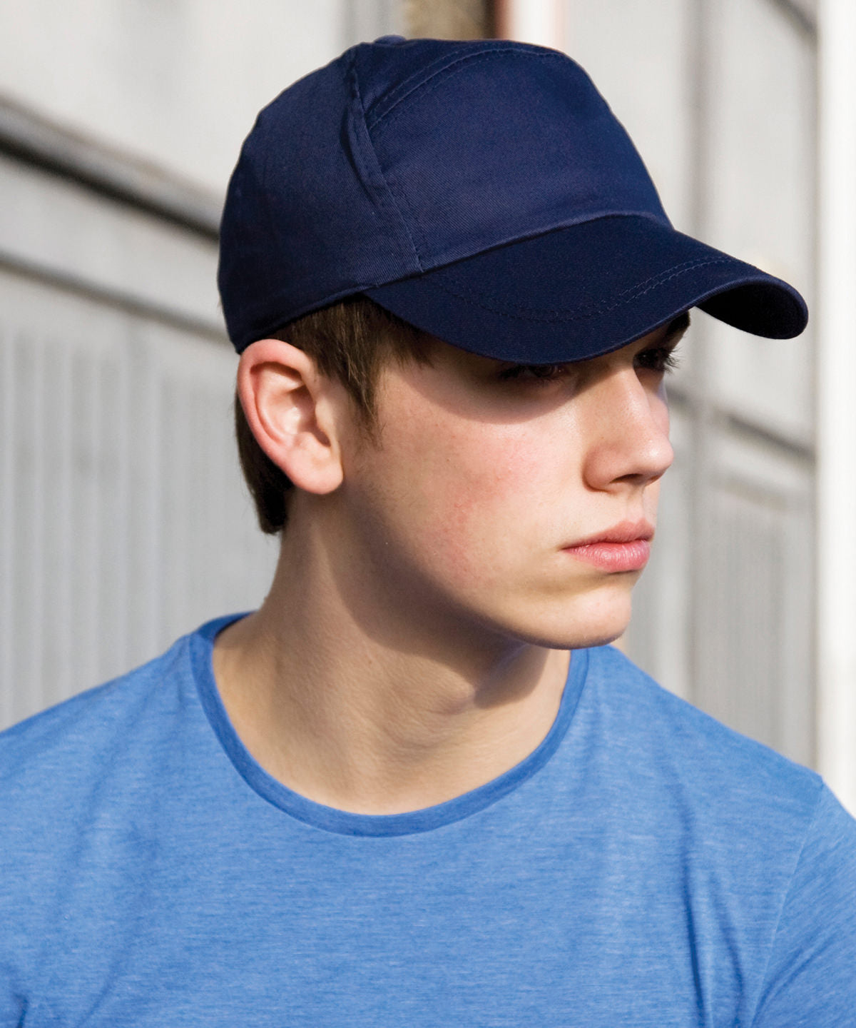 Result 7-panel advertising cap RC02X - Black