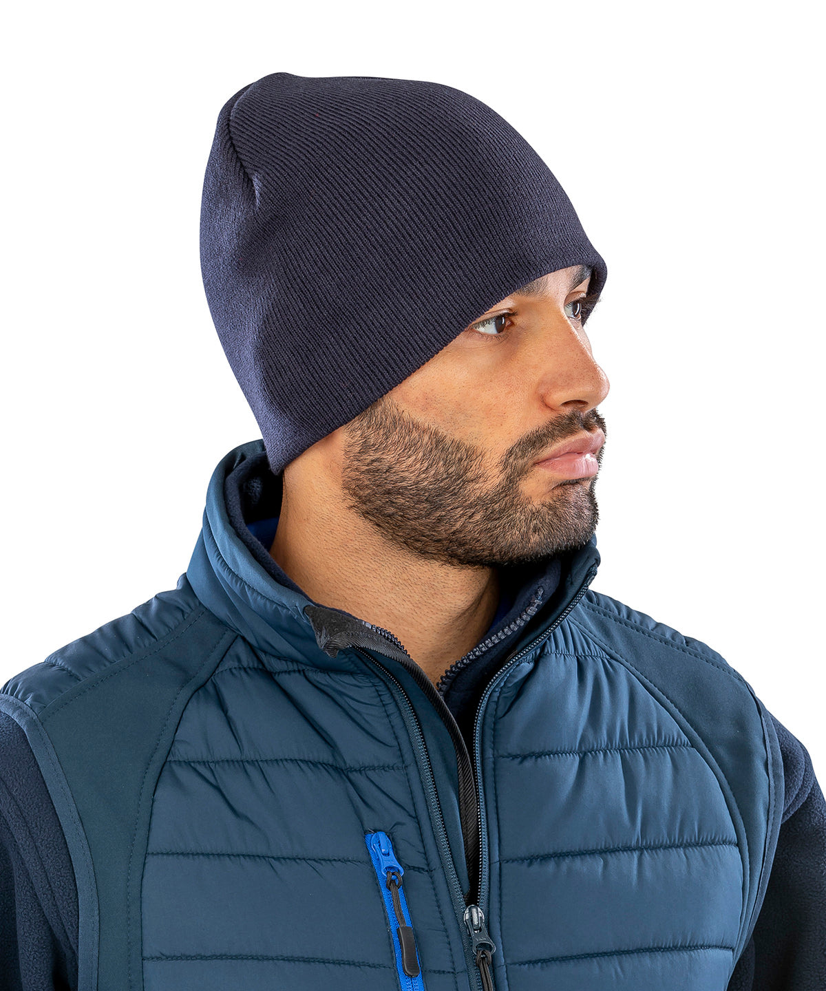 Result Pull-on soft-feel acrylic hat RC044 - Black