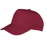 Result Kids Boston 5 Panel Printers Cap RC084B